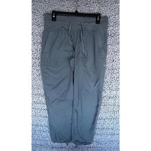 Lululemon Dance Studio Mid-Rise Pant Women’s 8 Blue Gray Drawstring